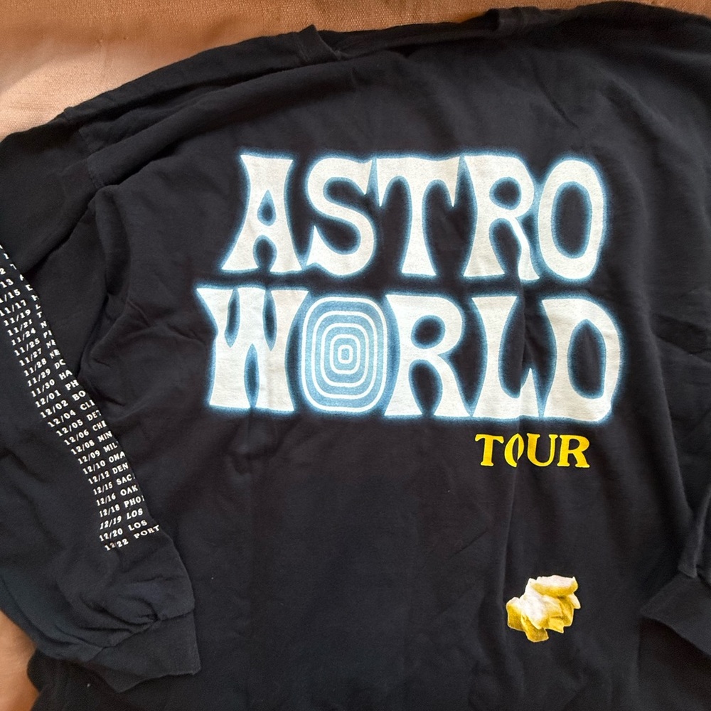 Astro World Travis Scott Black Longsleeve